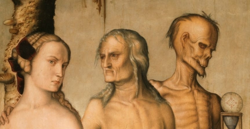 The Three Ages of Death and Man (1541-1544) by Hans Baldung