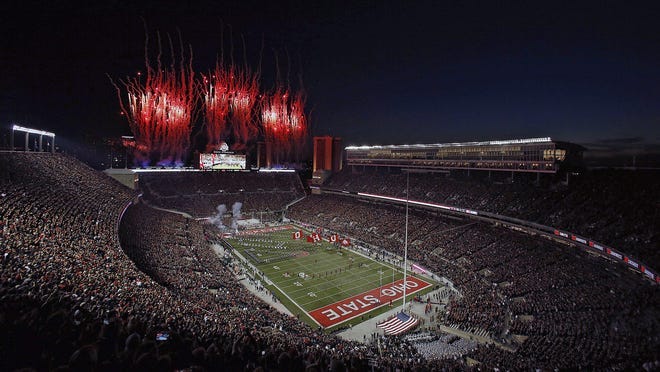 Ohio Stadium was packed for the Buckeyes' football game against Michigan State on Oct. 5.