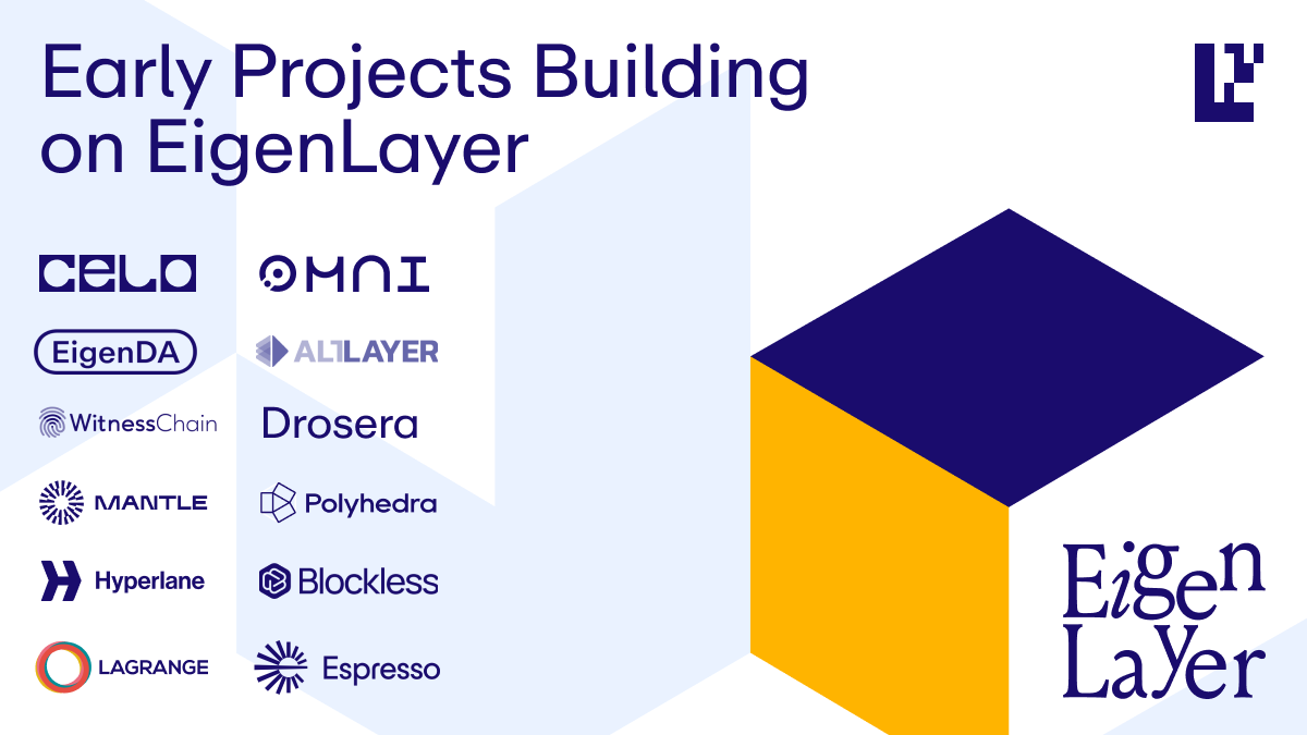 Twelve Early Projects Building on EigenLayer
