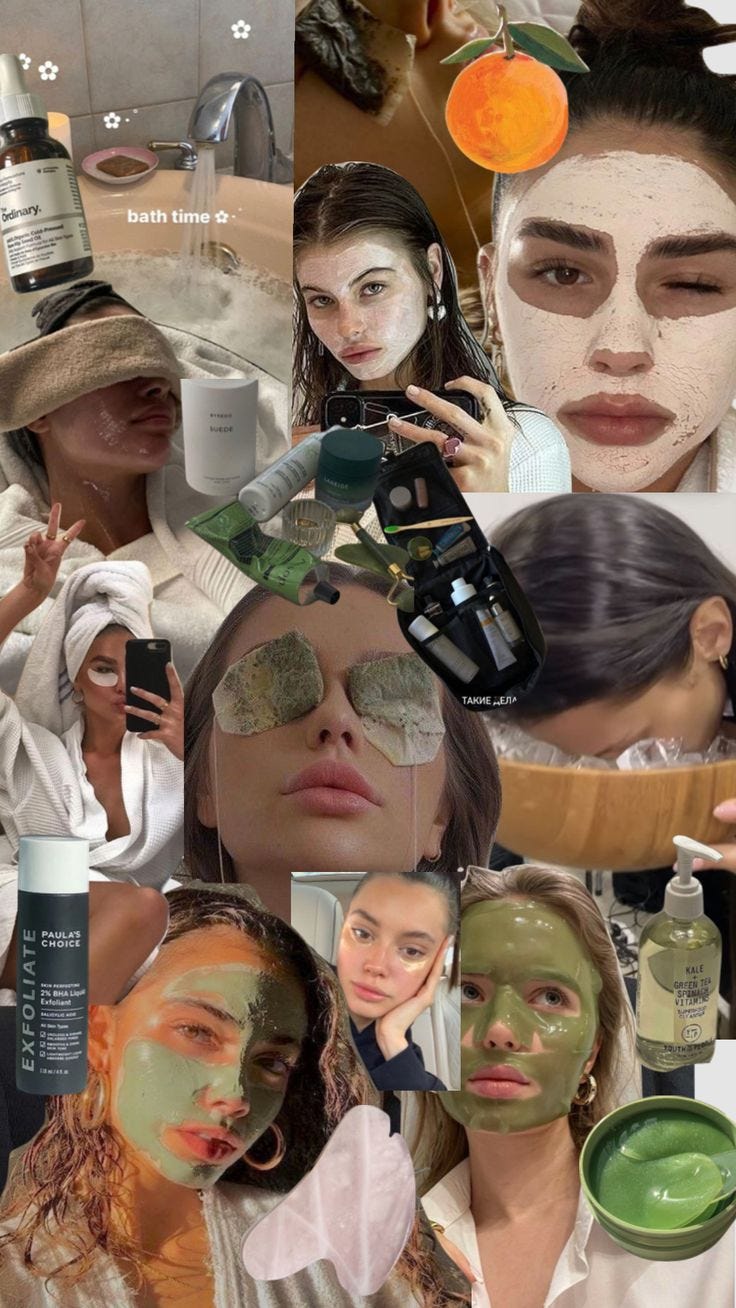 clearskin #aesthetic #moodboard #collage