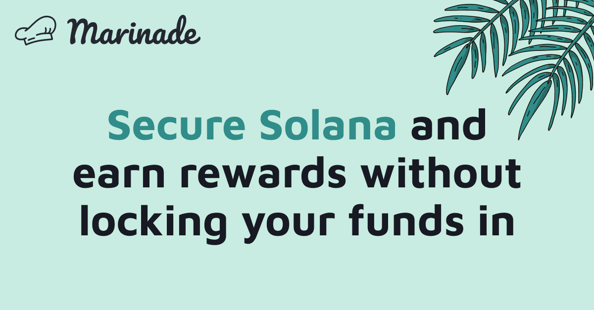 Marinade | Stake SOL without locking your funds