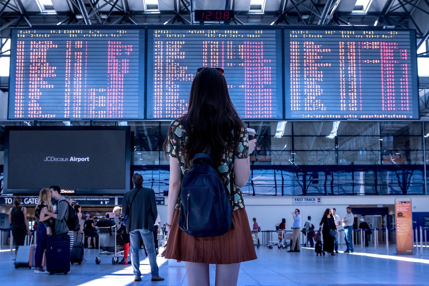 Departures airport