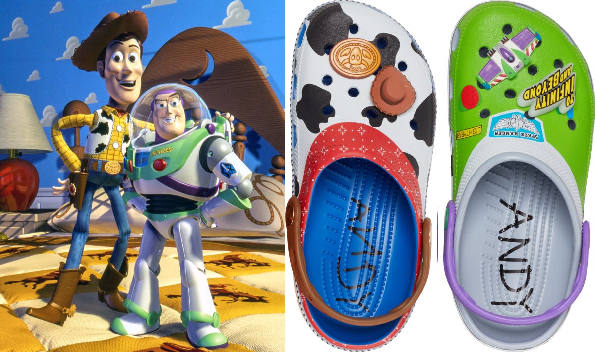 Crocs and Toy Story Create Clogs Inspired by Woody and Buzz Lightyear