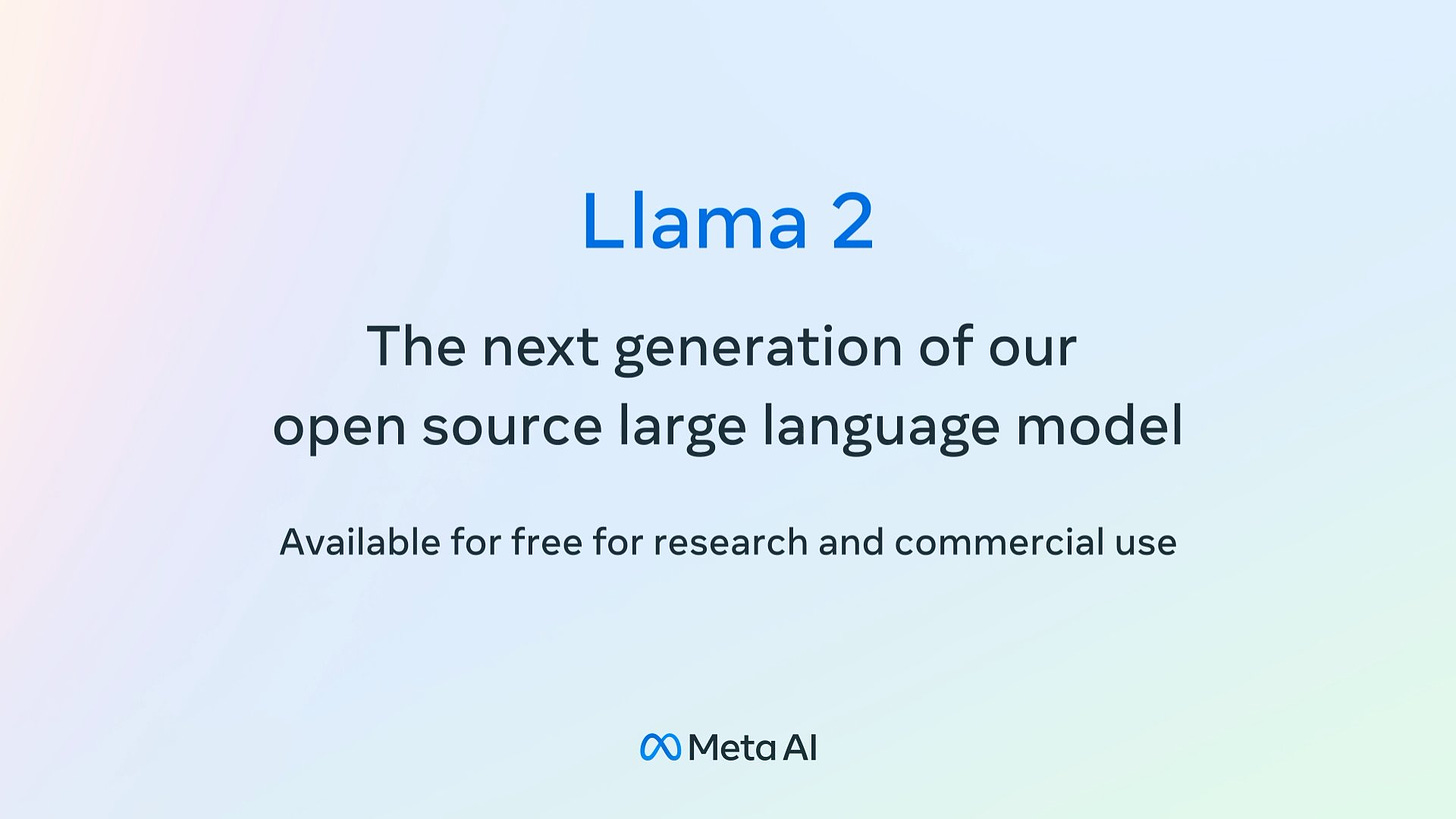 Meta AI on Twitter: "We believe an open approach is the right one for the  development of today's Al models. Today, we're releasing Llama 2, the next  generation of Meta's open source