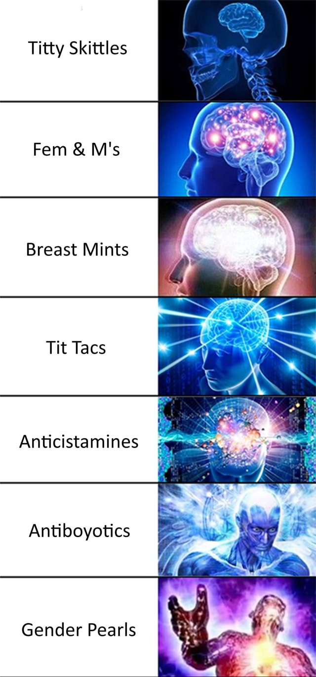 Titty Skittles Breast Mints Anticistamines Antiboyotics Gender Pearls -  iFunny