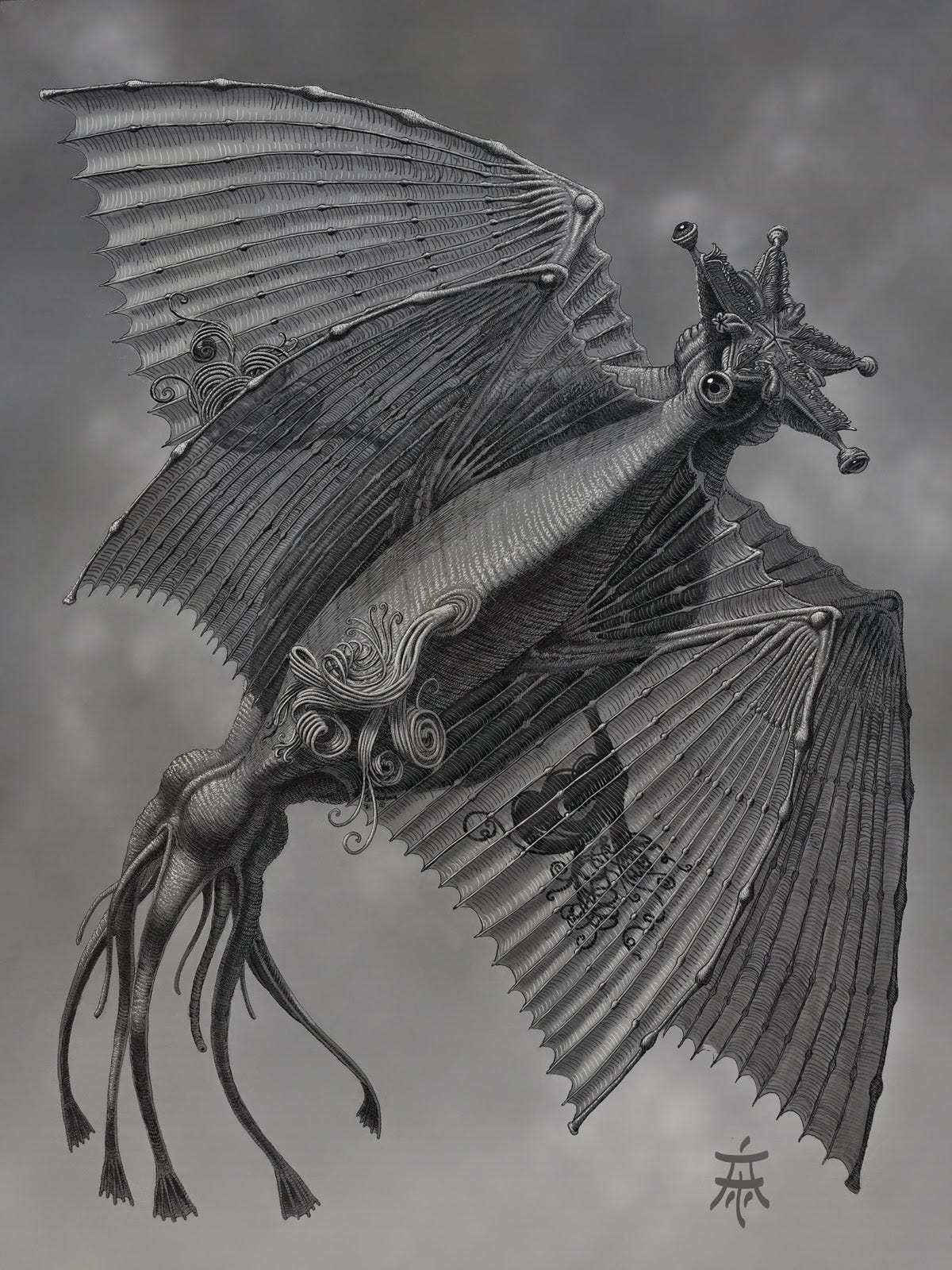 Art by Tom Ardans. It might be fun to have a body like this for the Meme of it. How tf were they supposed to fly though? They must either not be 3D+1 or just be the equiv. to stunted apes like we are in a different atmosphere. 
