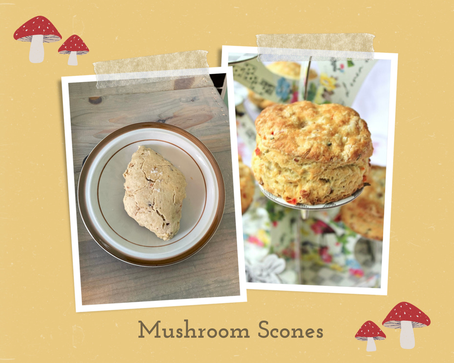 A picture of mushroom scones