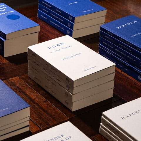 Fitzcarraldo's blue and white covers have become widely recognisable