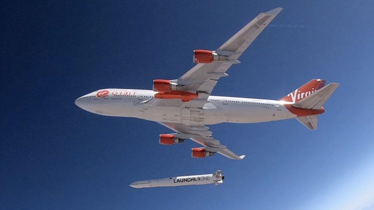 Virgin Orbit Lonestar Launch