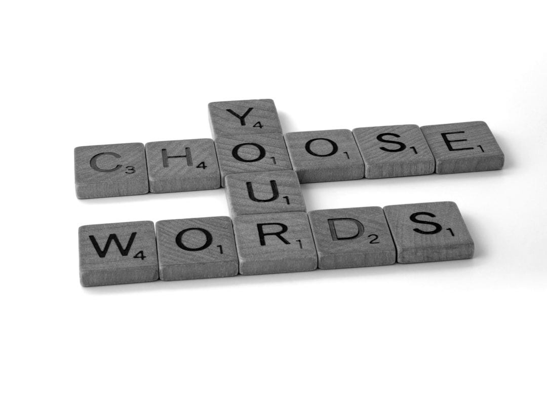 Choose your words tiles