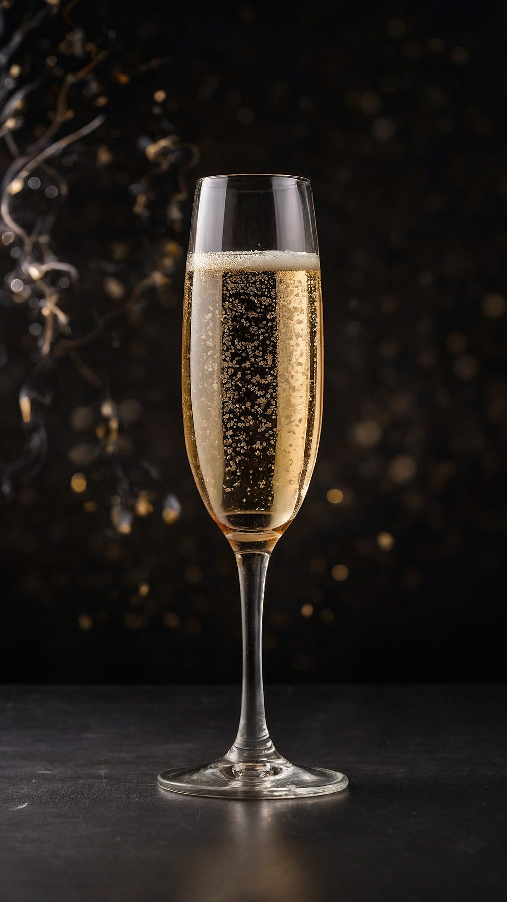 Product photoshoot of a cup of champaign, luxury, classy