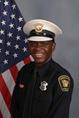 Cincinnati Officer Marcellus Jones, 33, died after a sudden medical emergency Saturday.