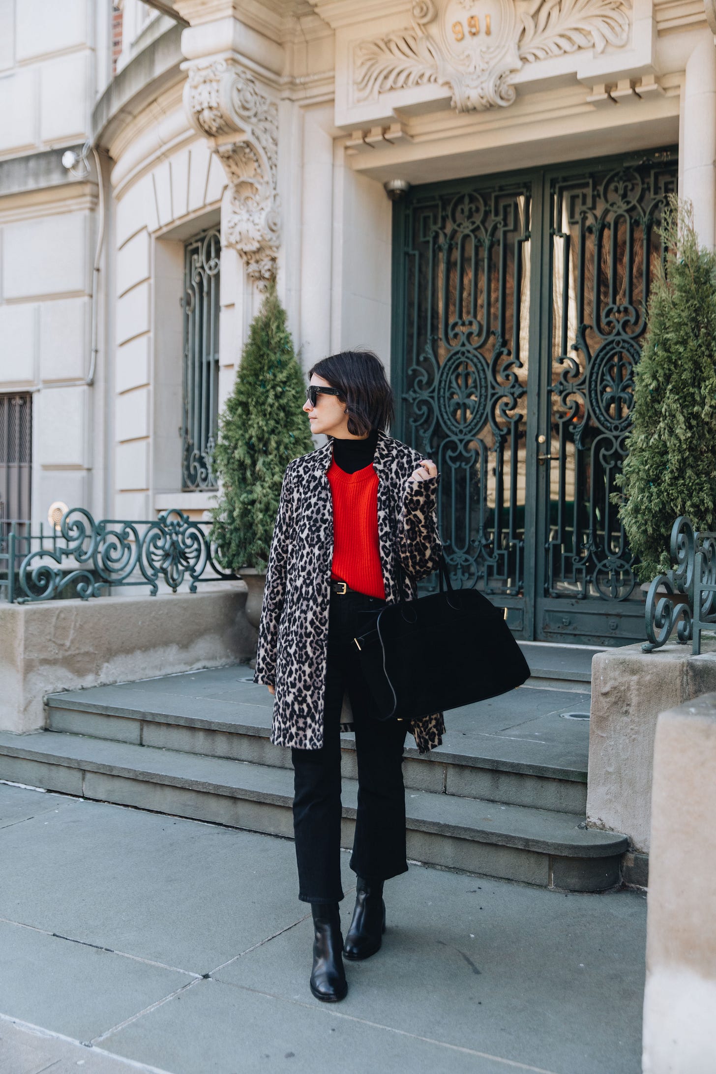 Leopard Coat Outfit Ideas