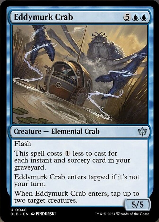 Eddymurk Crab (Bloomburrow #48)