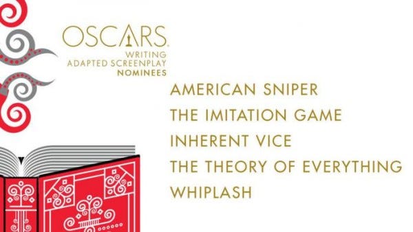 oscar noms for adapted screenplay 2015