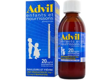 Advil 20mg/ml Enfant suspension buvable 200ml en pharmacie
