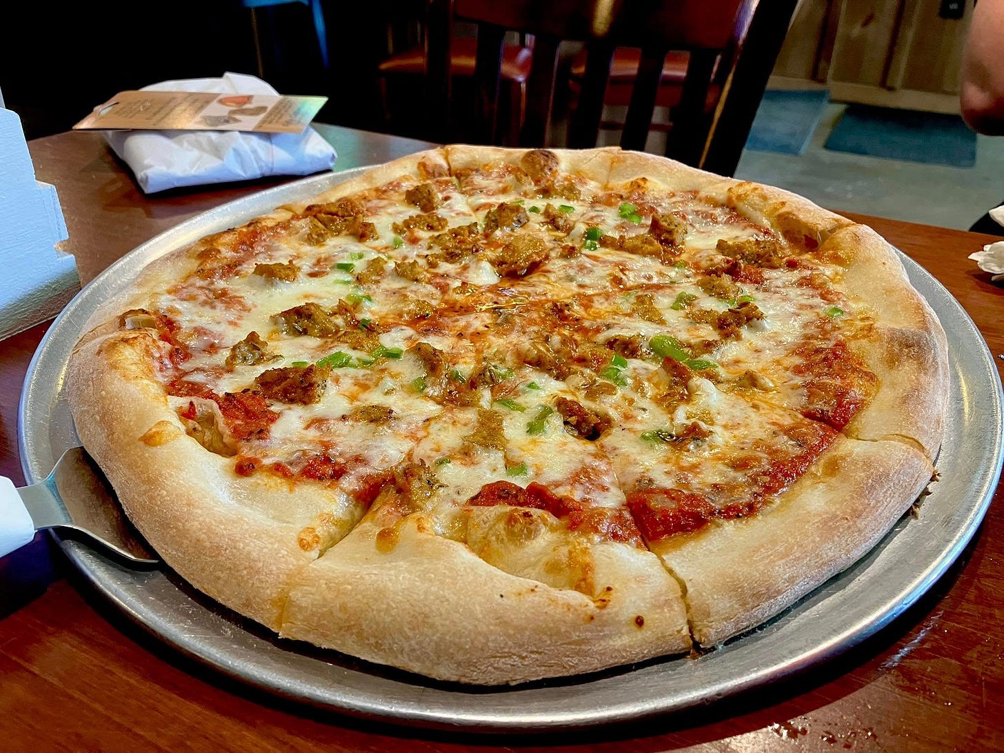 May be an image of pizza