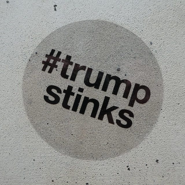 street art, Shoreditch | #trump stinks Follow me on Instagra… | Flickr