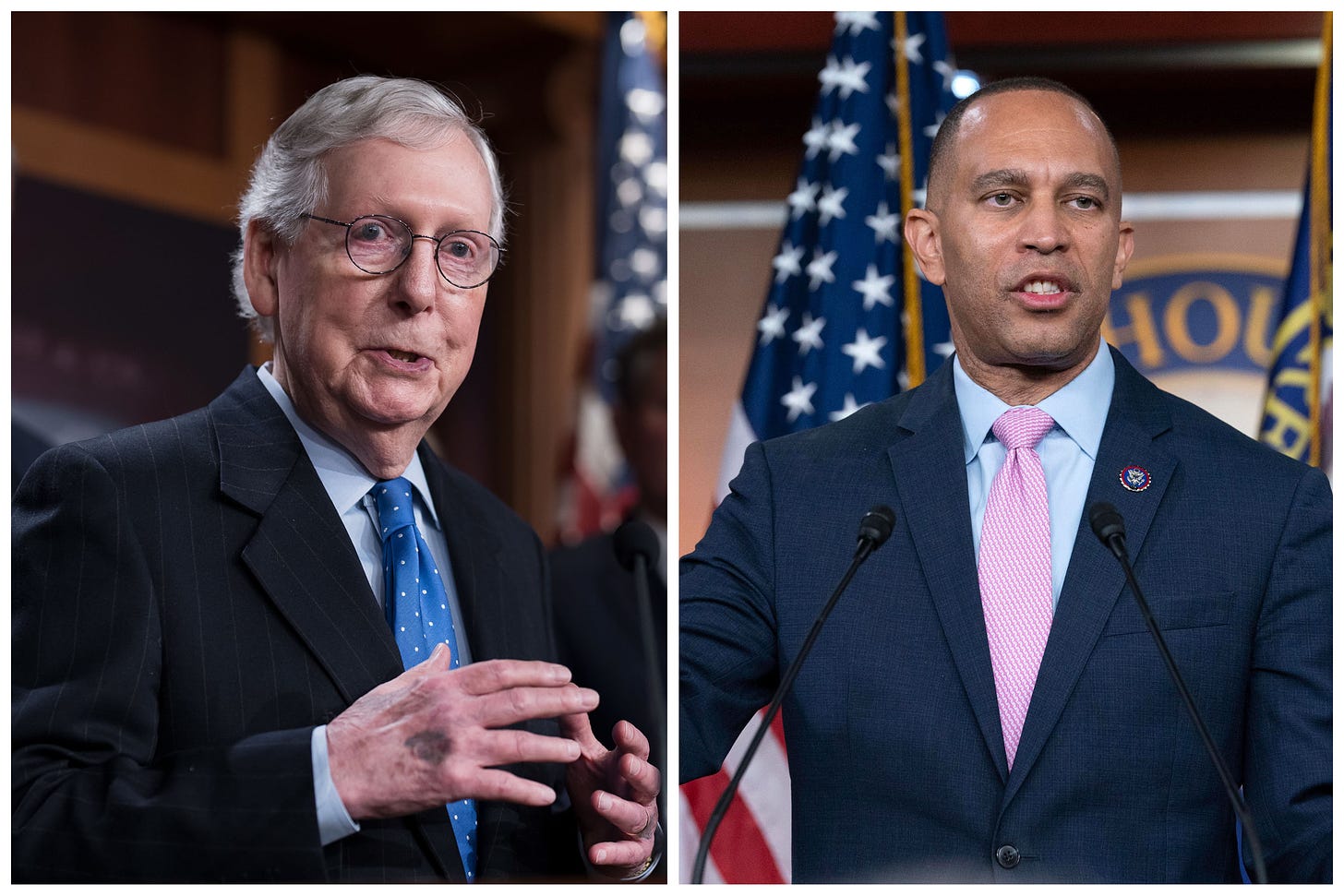 Jeffries slammed by McConnell for calling Trump 'fake'