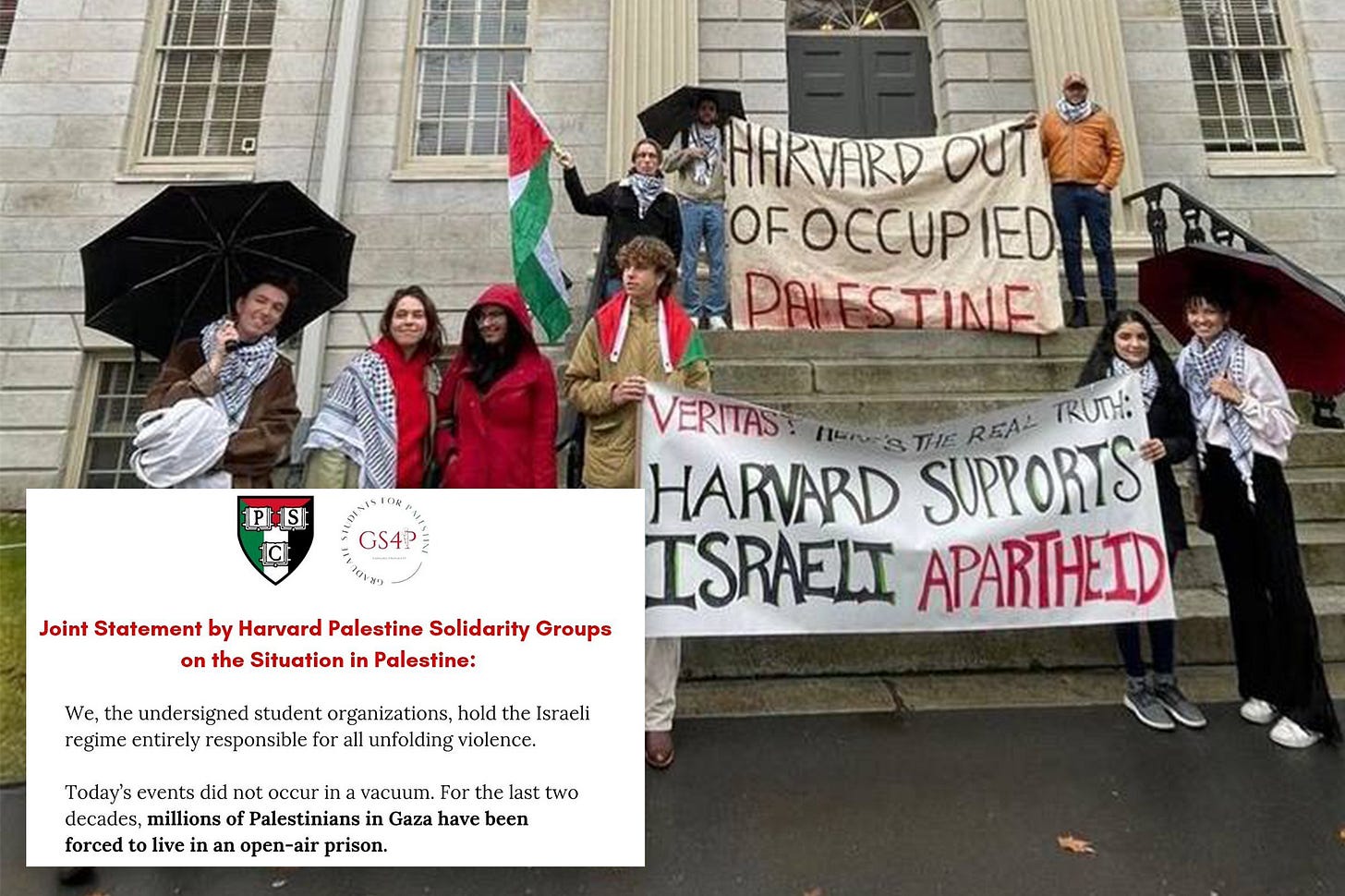 Harvard students take back support for Hamas