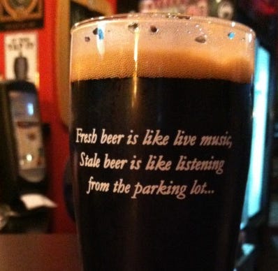 Moonlight Brewing Company Pint Glass Moonlight Brewing Company Pint Glass