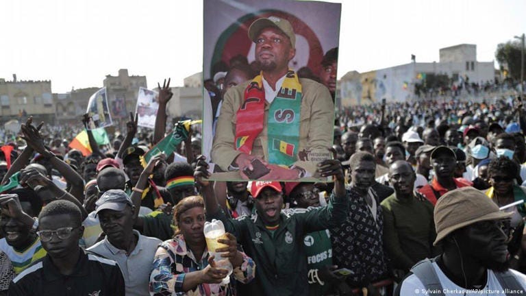 Thousands rallied behind Senegal opposition leader Ousmane Sonko on the first day of planned demonstrations, Tuesday