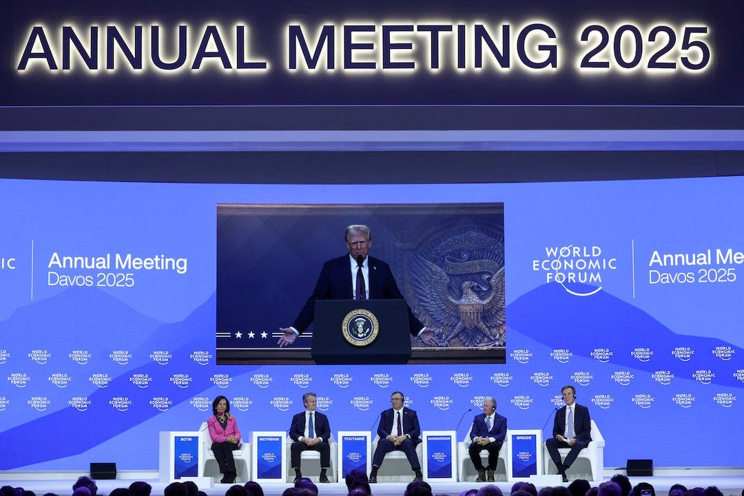 55th annual World Economic Forum (WEF) meeting in Davos