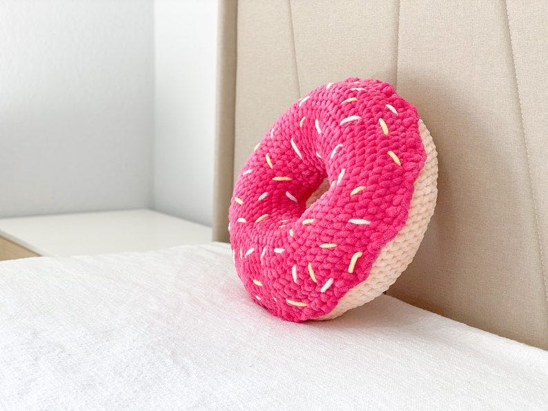 Giant Donut Crochet Pattern image 3