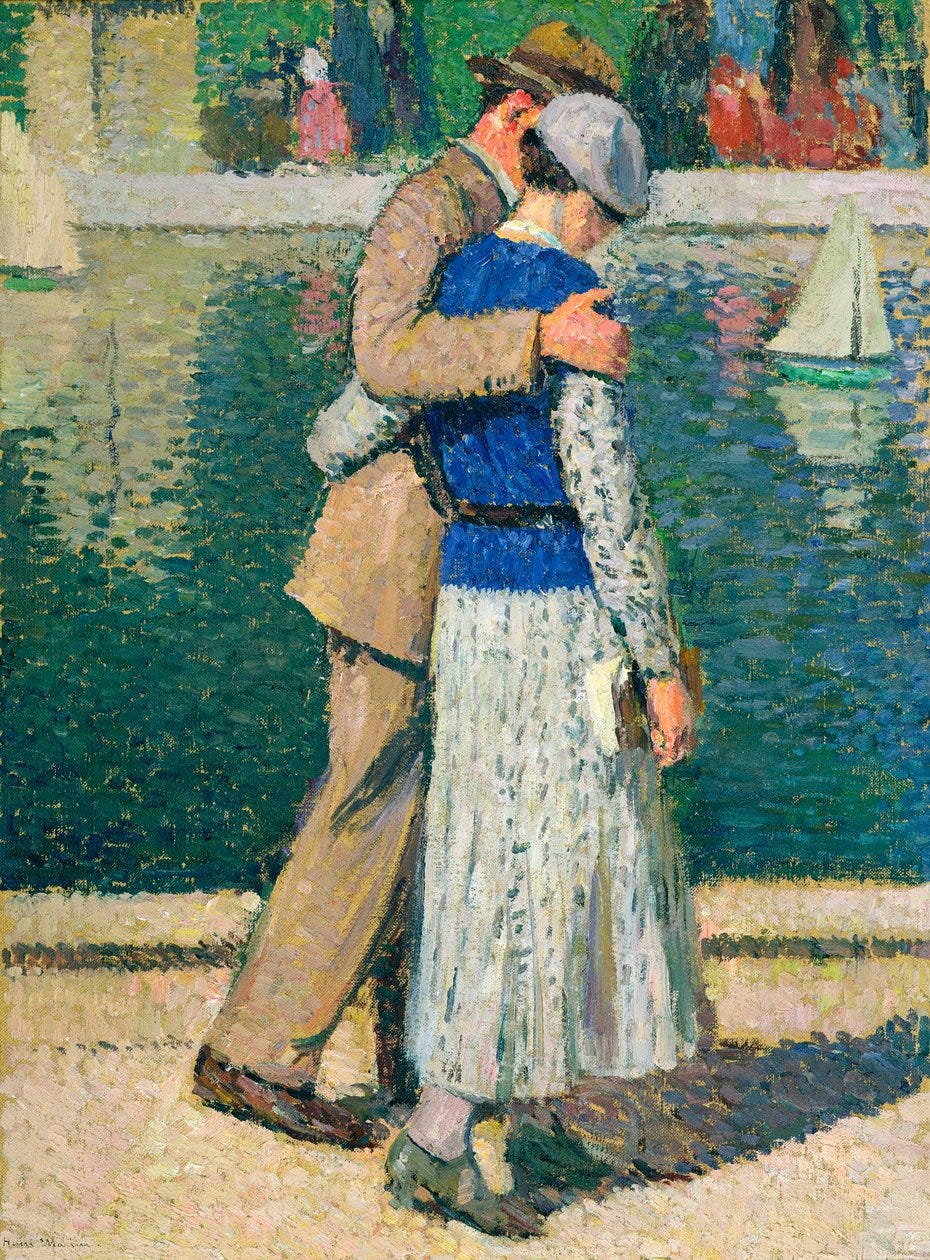 Lovers by Henri Martin