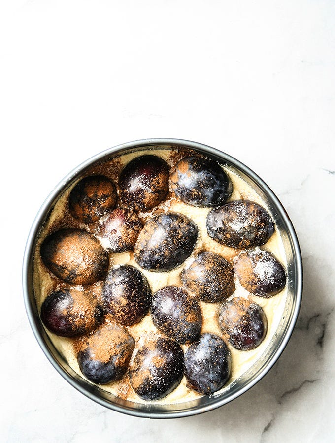 Italian Prune Plum Torte | Bijouxs Little Jewels