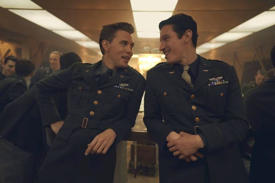 Austin Butler and Callum Turner in "Masters of the Air"