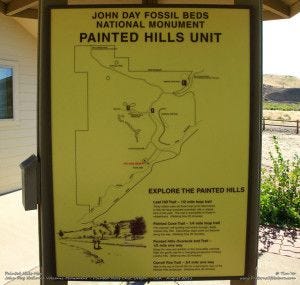 Painted Hills Map