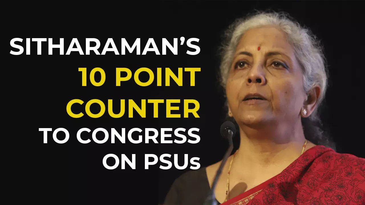 Nirmala Sitharaman Clashes with Rahul Gandhi: Debunking the PSU Performance Debate with a 10-Point Counter