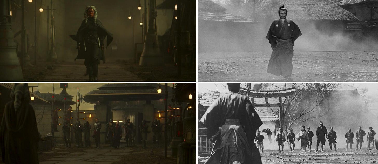 This week's Mandorlian references Kurosawa's Yojimbo : r/StarWars