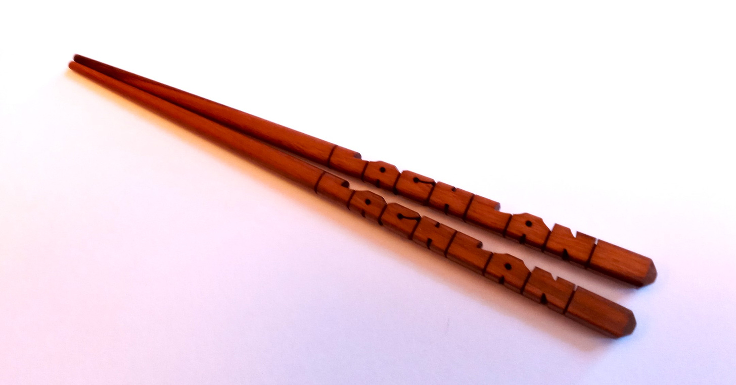 Walnut Chopsticks