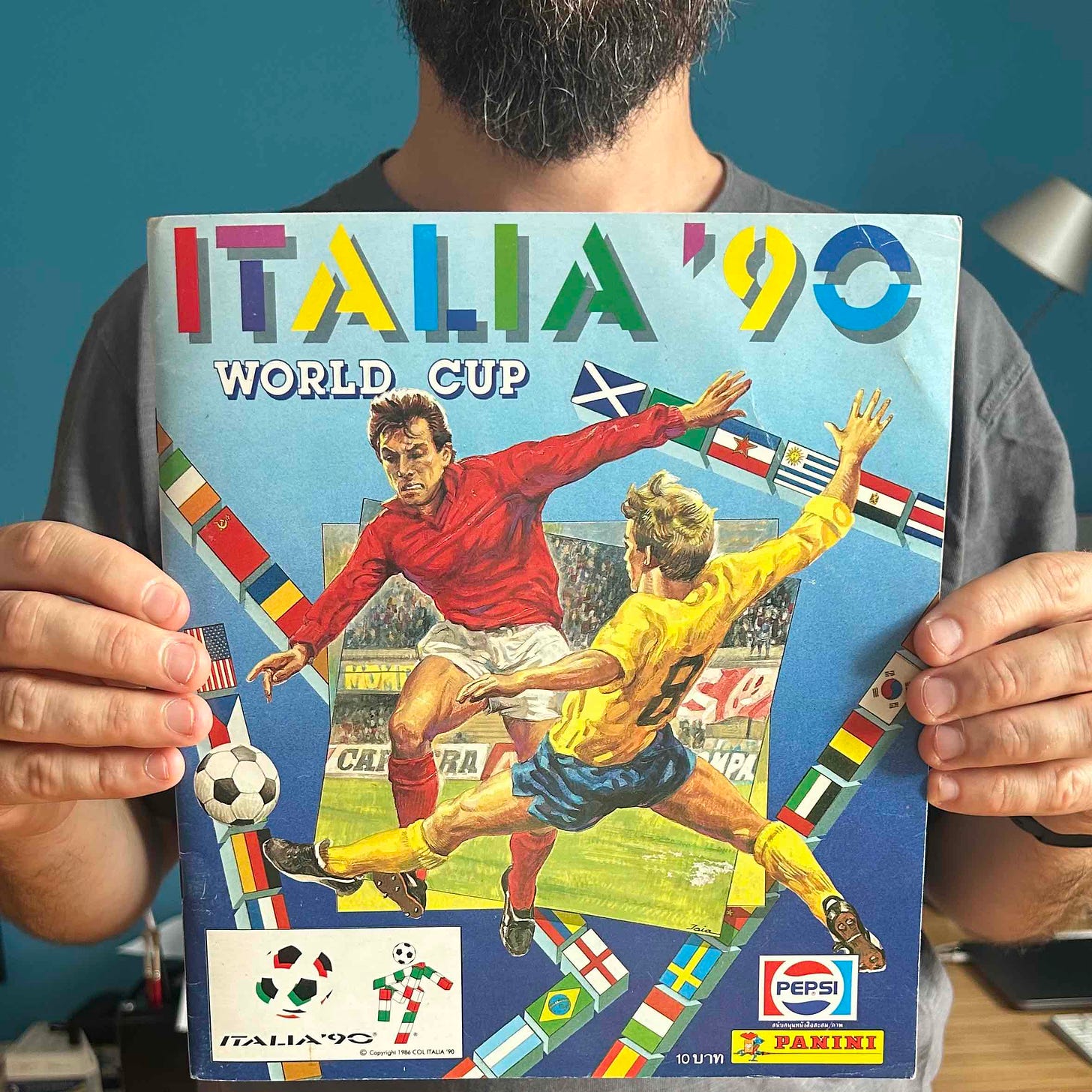 Copertina Panini Italia '90 Thai