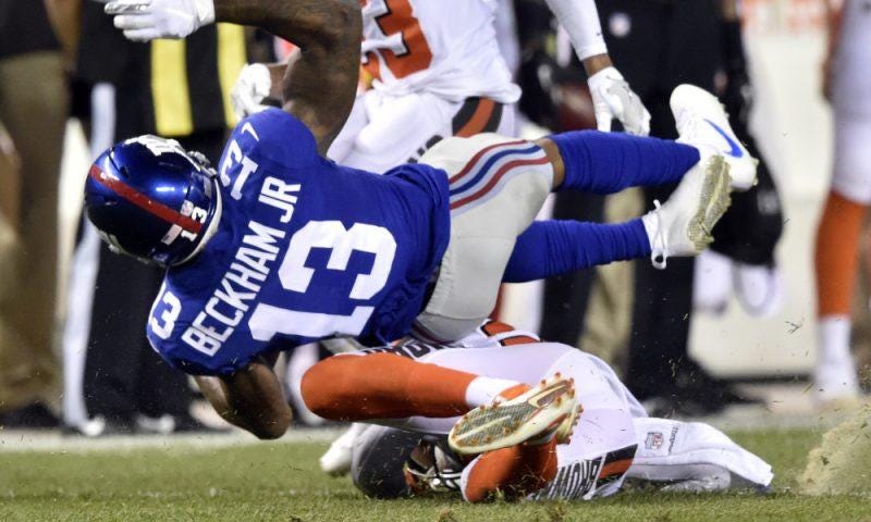 odell beckham jr missing nfl week 1 game