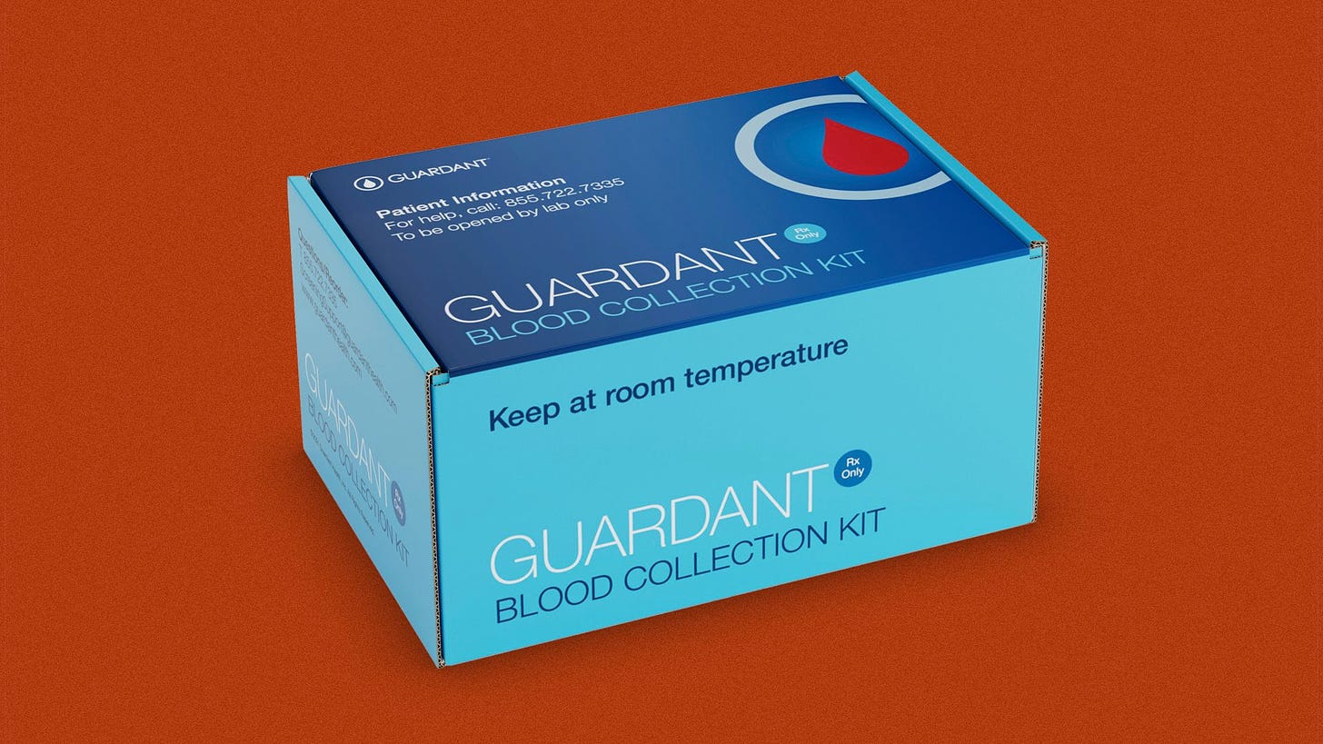 Image of the Guardant test
