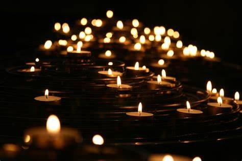 Free Images : light, night, dark, reflection, darkness, candle ...