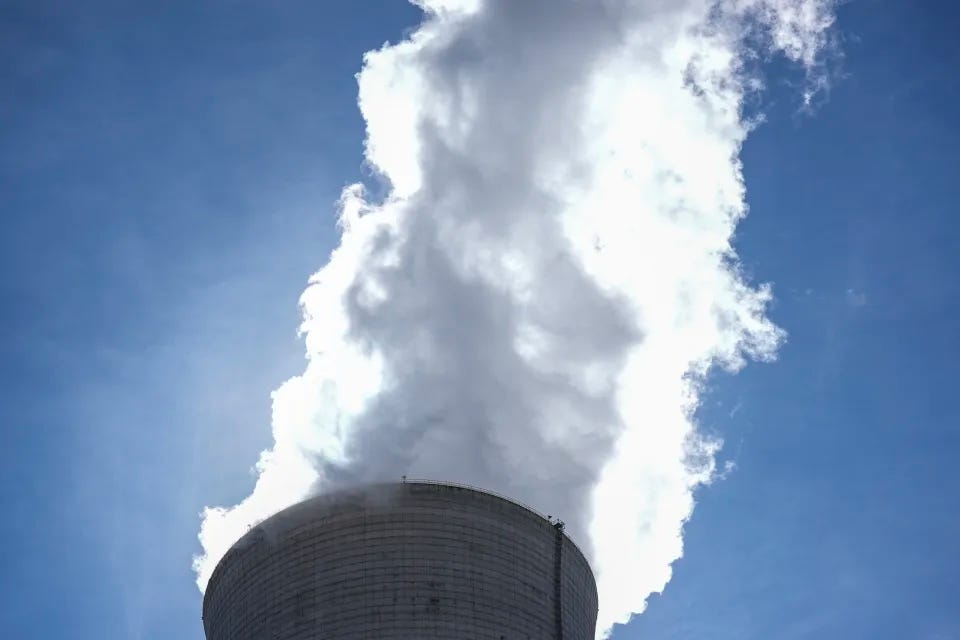 Cooling tower three is seen at the nuclear reactor facility at the Alvin W. Vogtle Electric Generating Plant, Friday, May 31, 2024, in Waynesboro, Ga. (AP Photo/Mike Stewart)