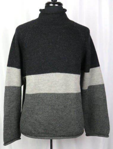 Men's Vintage J.Crew 100% Wool Oarsman Roll Neck Collar Sweater XL - Picture 1 of 6
