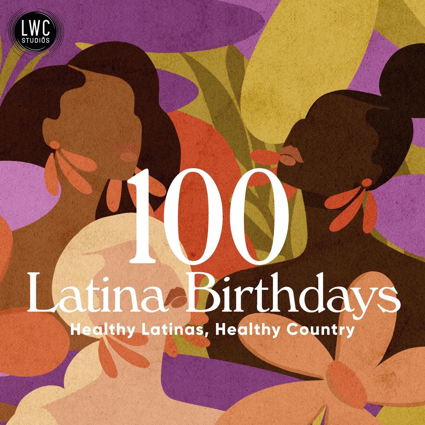 Podcast cover art for 100 Latina Birthdays