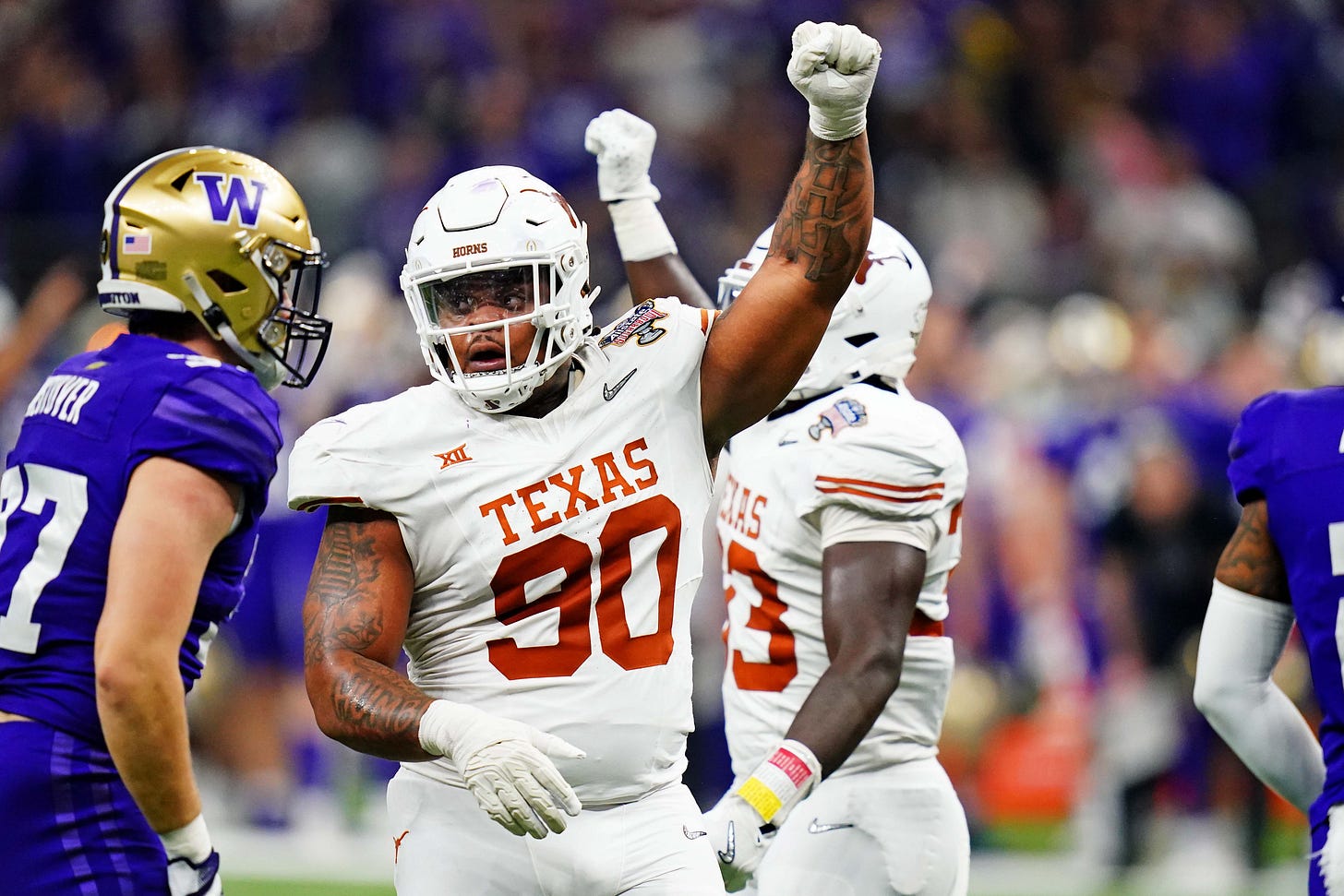 Texas defensive lineman Byron Murphy II