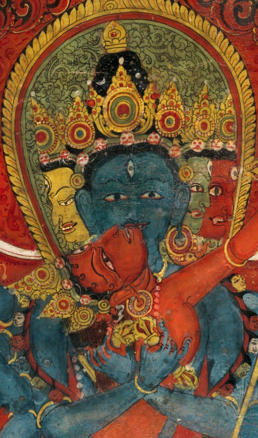 Buddhism, the erotic, chakrasamvara, vajrayogini, vajravarahi, vajrayana