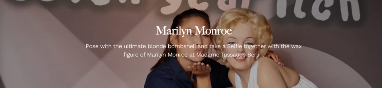 jack goodson storyteller marilyn monroe personal brand madame tussauds website
