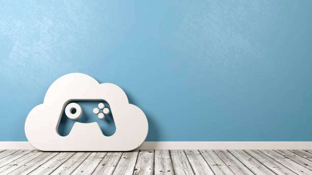 Cloud Gaming Symbol On Wooden Floor Against Wall Stock Photo - Download  Image Now - Cloud Computing, Video Game, Arts Culture and Entertainment -  iStock