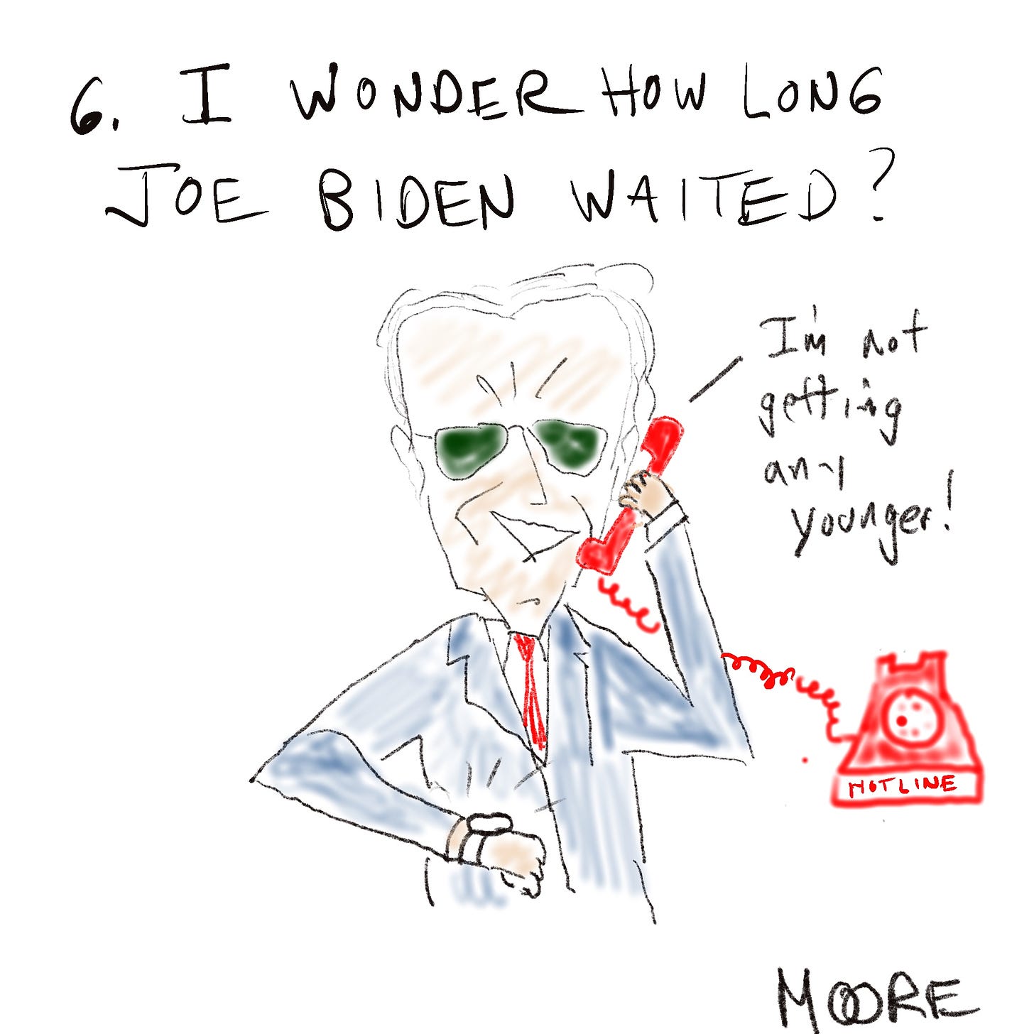 Joe Biden on the hotline