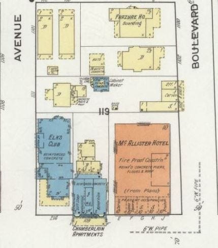  Figure 4: Sanborn Map of Flagler Street in 1918