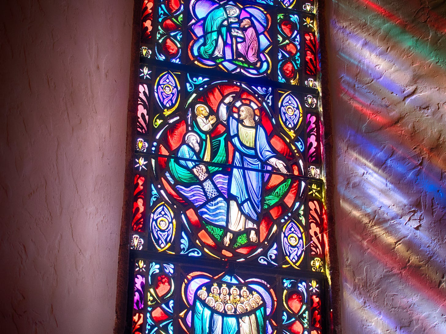 Stained glass window