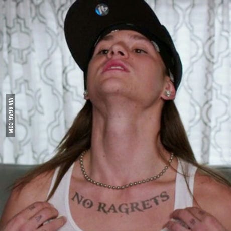 Some people that doesnt get the "no ragrets" reference. here you go. - 9GAG